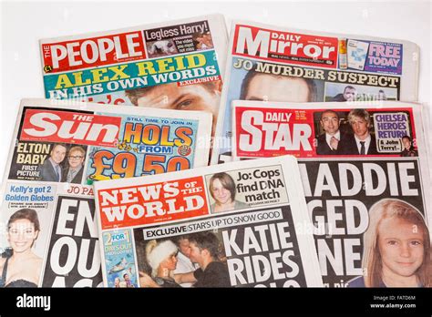 list of british tabloids.